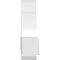 Ekena Millwork Ericson Architectural Grade PVC Gable Bracket, 84"W x 14"H x 4"D x 4"F, 4/12 Pitch GBP084X14X0404ERI00 - alternate 5
